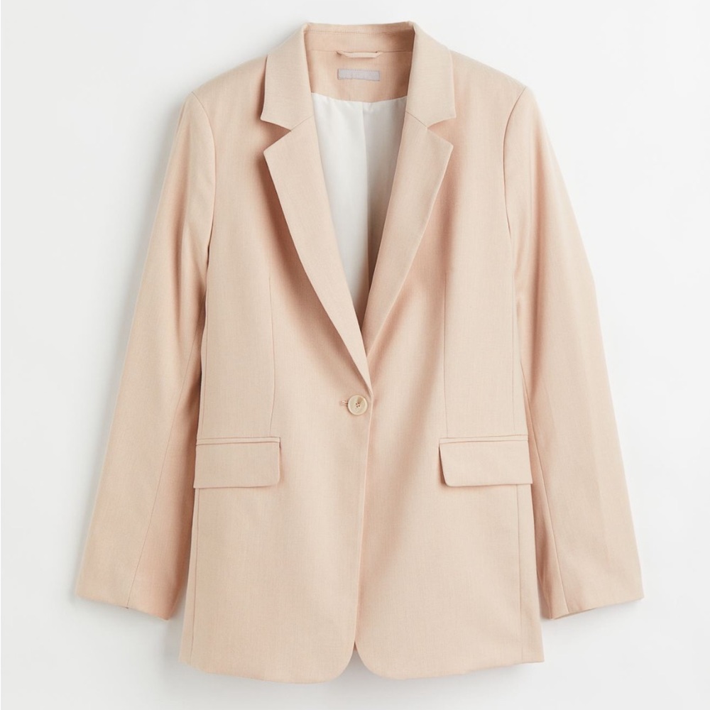 Blazer pink h&m oversize